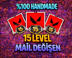TR / 15 LEVEL - MAİL DEĞİŞEN - FISTIK HESAP !!TR /