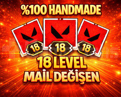 TR / 18 LEVEL - MAİL DEĞİŞEN - FISTIK HESAP !!
