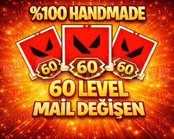 TR / 60 LEVEL - MAİL DEĞİŞEN - FISTIK HESAP !!