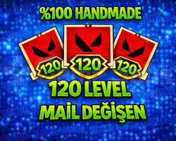 TR / 120 LEVEL - MAİL DEĞİŞEN - FISTIK HESAP !!