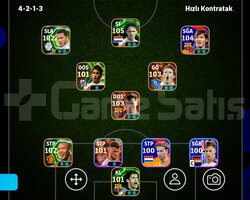 Uygun efootball hesabı mükemel hesap