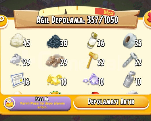 42 Level 1050 Ağıllı 650 Ambarlı Hayday HESAP