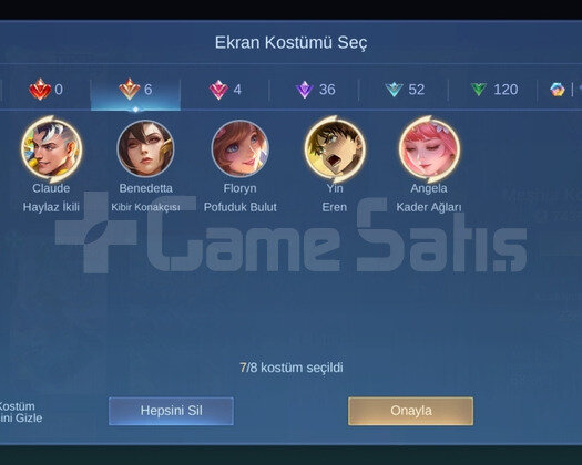 238 kostüm, 95 kahraman, mistik ACİLLLL SATİLİKDİR
