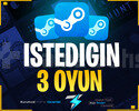 İstediğiniz 3 Oyun + Garanti