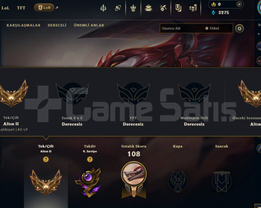 EUW GOLD 2 Ban yemez elle kasılmış Hesap
