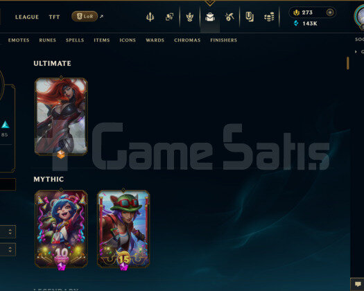 EUW | 185 SKİN | ALTIN 2