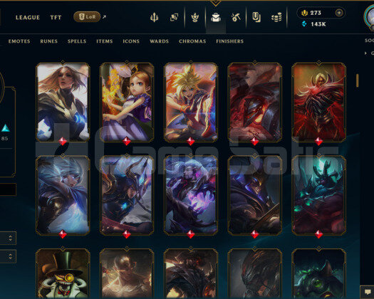 EUW | 185 SKİN | ALTIN 2