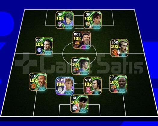 KG 3223 5 BOMBACI+MESSİ+BECKHAM+CASİLAS+THURAM