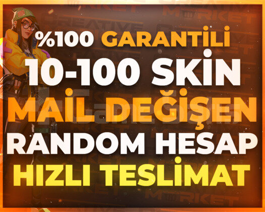 VALO | 10-100 SKİN MAİL DEĞİŞEN KALİTELİ STOK