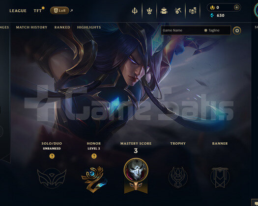 EUW Unranked | 4 Kostüm - 24 Hero | LoL Hesap