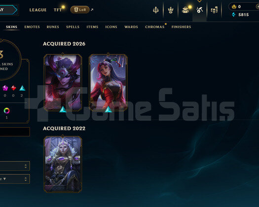 EUW Unranked | 3 Kostüm - 24 Hero | LoL Hesap