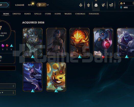 EUW Unranked | 7 Kostüm - 31 Hero | LoL Hesap