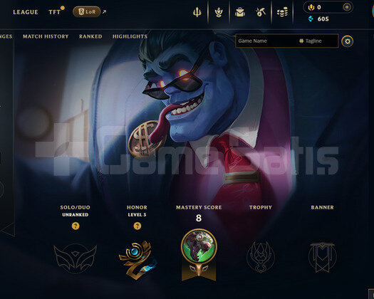 EUW Unranked | 7 Kostüm - 31 Hero | LoL Hesap