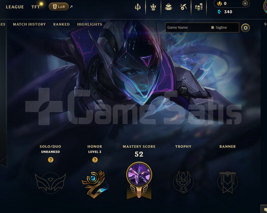 EUW Unranked | 2 Kostüm - 29 Hero | LoL Hesap