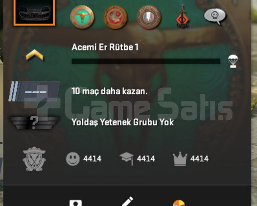 70 LVL 3 COIN 2 PİN 0 KİLOMETRE İLK BİLGİLERİYLE