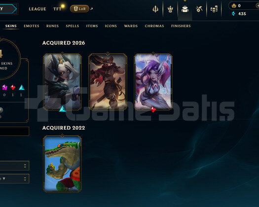 EUW Unranked | 4 Kostüm - 26 Hero | LoL Hesap