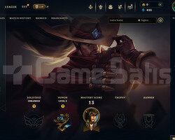 EUW Unranked | 4 Kostüm - 26 Hero | LoL Hesap