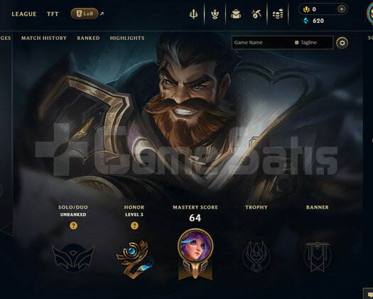 EUW Unranked | 11 Kostüm - 52 Hero | LoL Hesap