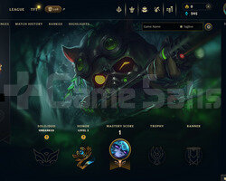 EUW Unranked | 3 Kostüm - 33 Hero | LoL Hesap