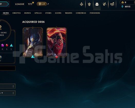 EUW Unranked | 2 Kostüm - 30 Hero | LoL Hesap