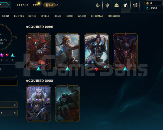 EUW Unranked | 6 Kostüm - 32 Hero | LoL Hesap