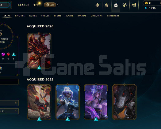 EUW Unranked | 5 Kostüm - 24 Hero | LoL Hesap