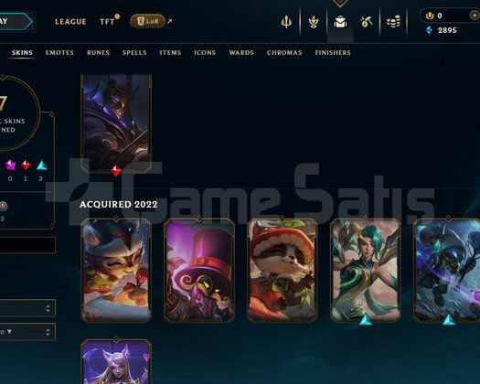 EUW Unranked | 7 Kostüm - 37 Hero | LoL Hesap