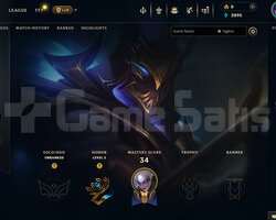 EUW Unranked | 7 Kostüm - 37 Hero | LoL Hesap