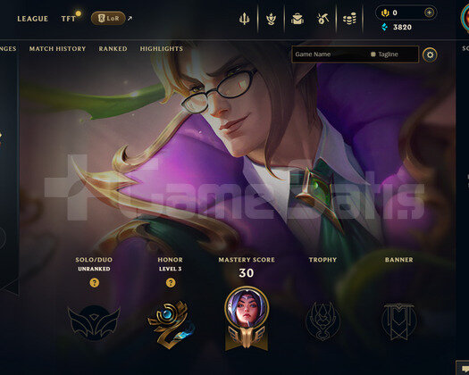EUW Unranked | 11 Kostüm - 38 Hero | LoL Hesap