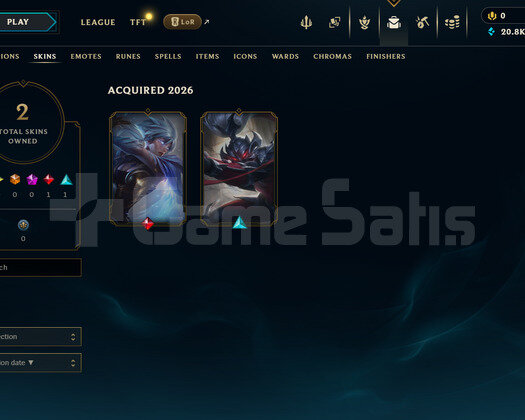 TR Unranked | 2 Kostüm - 20K Mö | LoL Hesap