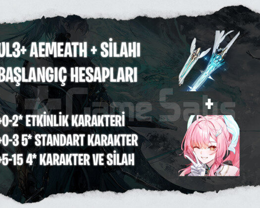 EU | UL3+ Aemeath + Kendi Silahı - Başlangıç