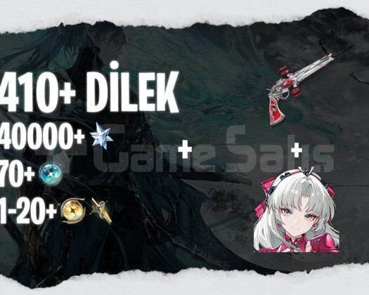 EU | UL35+ Carlotta + Silahı + 40000+ Astrite