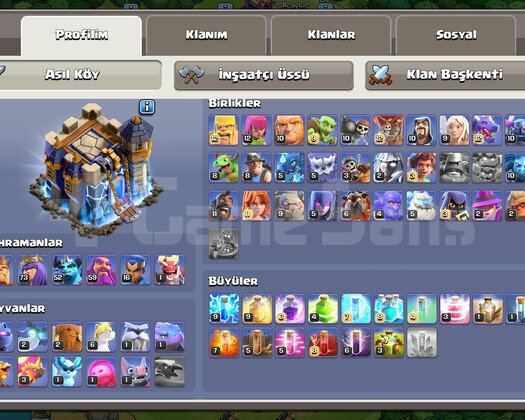 BB 18 CLASH OF CLANS HESABI