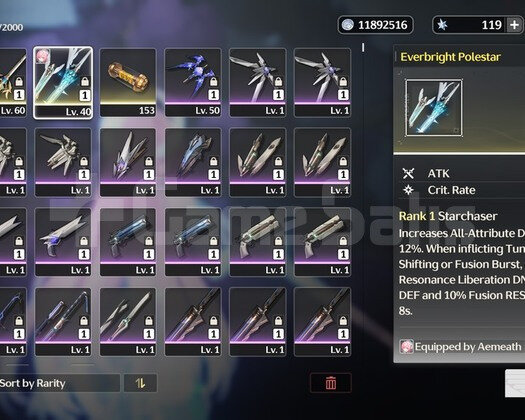 UL47 EU Aemeath S3 R1+RATE UP YÜKSEK PİTY