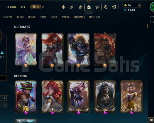 EUW | 290 SKİN | UNRANKED