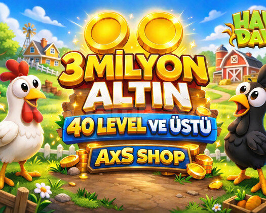 +40 Level 3 Milyon Altın ANINDA TESLİMAT