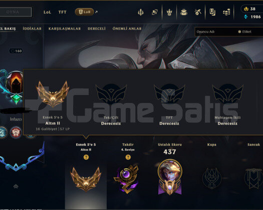 TR//73 SKIN // 160 LVL // 96.5 WR