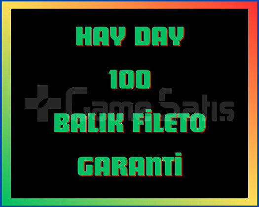 Hay Day 100 Adet Balık Fileto