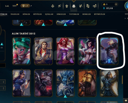 KARA ALİSTAR - KİNG RAMMUS - ŞANLI IV -GÜMÜŞ KAYLE