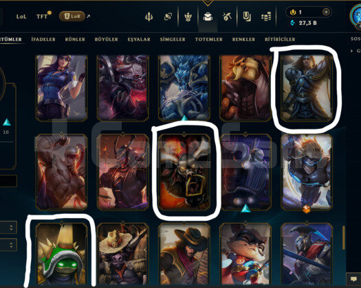 KARA ALİSTAR - KİNG RAMMUS - ŞANLI IV -GÜMÜŞ KAYLE