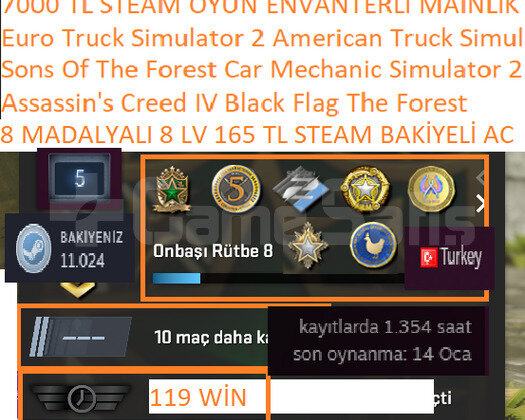 ETS 2-American Assassins Creed IV Black Flag 7000