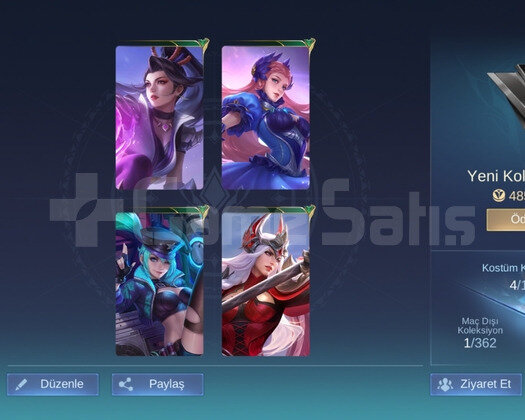 Mlbb Epik Fresh 65 Ka Sp Temiz Smurf Hesap