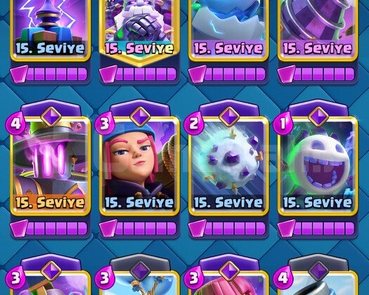 FULLE YAKIN Clash Royale Hesabı  10000 Kupa  60