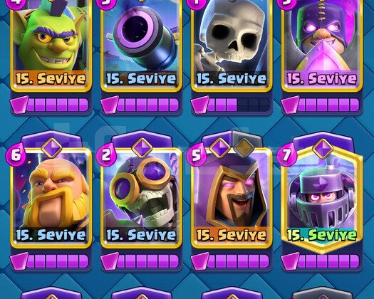 FULLE YAKIN Clash Royale Hesabı  10000 Kupa  60