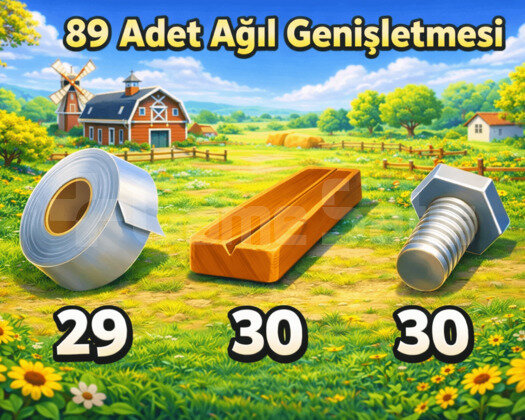 89 Adet Ağıl Genişletmesi ANINDA TESLİMAT