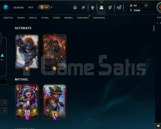 EUW | 169 SKİN | ALTIN 1