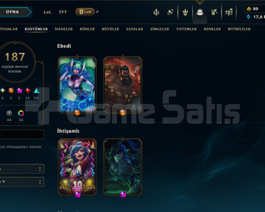 TR // 187 SKIN // 141 LVL DINLENDIRILMIŞ HESAP