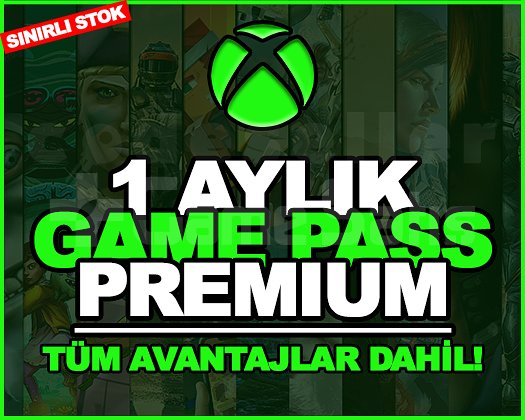 1 AYLIK GAME PASS PREMIUM / HER ŞEY DAHİL