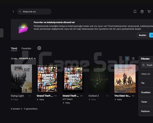 rdr 2 çeşitli oyun yanında gta 5 hesabı hediye