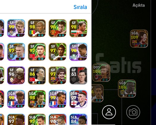 E fotbol hesabım satılık e posta bağlı ve konami